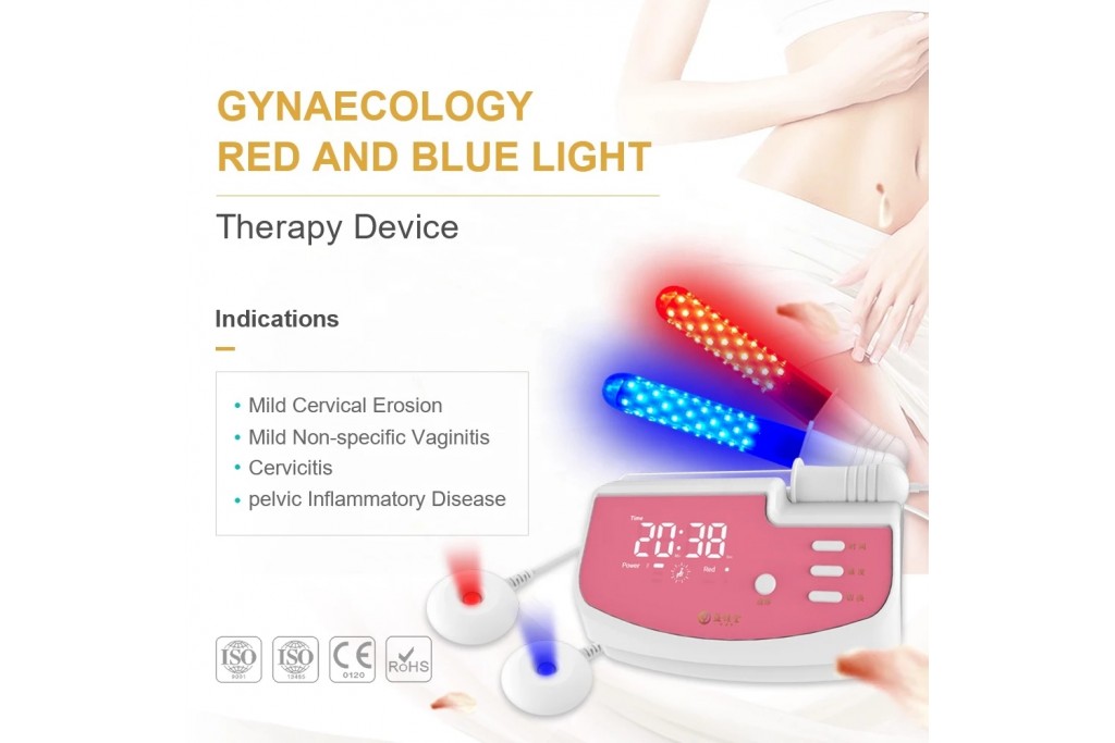 Gynecological LED Red Light Therapy Device – 650nm Laser + Vibration for Women's Intimate Health