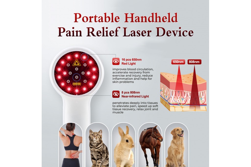 Say Goodbye to Pain: This Portable Red & Infrared Light Therapy Device Benefits Both You and Your Pets