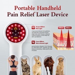 Portable Handheld Pain Relief Laser  Device