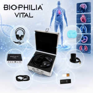 Biophilia Vital Bio-Resonance Health Analyzer | NLS Full-Body Wellness Assessment with 7 Chakra Analysis, META-Therapy & Vegeto Test