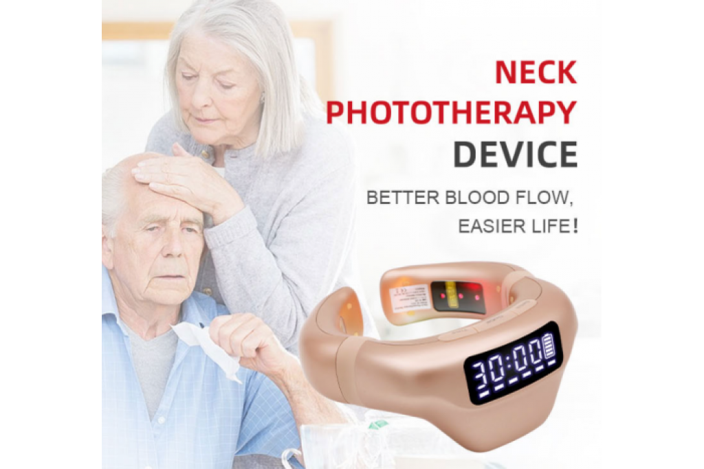 4-in-1 Neck Phototherapy Laser Device: Your At-Home Solution for Healthy Blood & Vascular Care