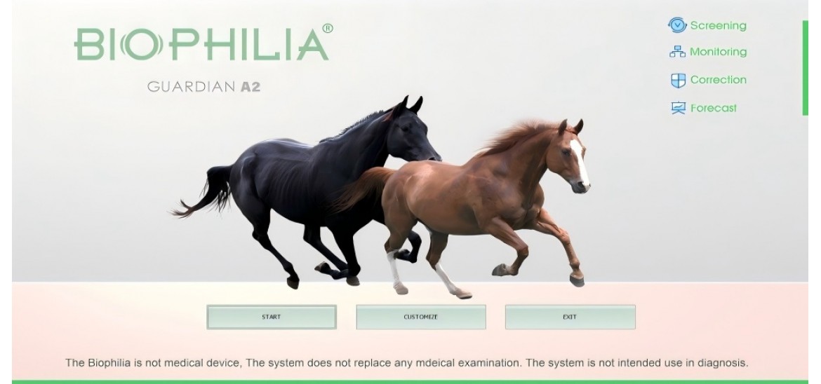 Biophilia Guardian A2 Bioresonance Horse Machine